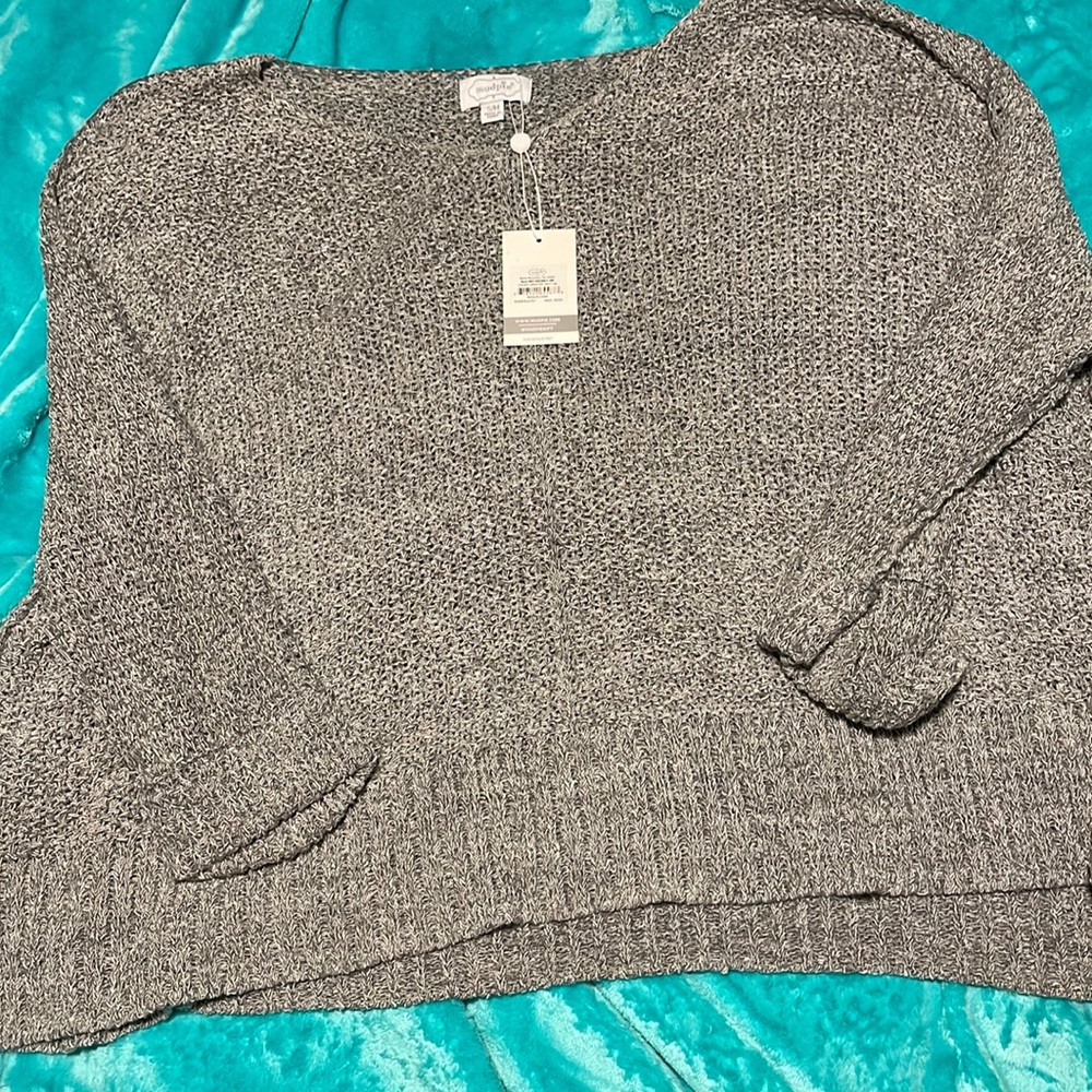 Mud pie over size sweater